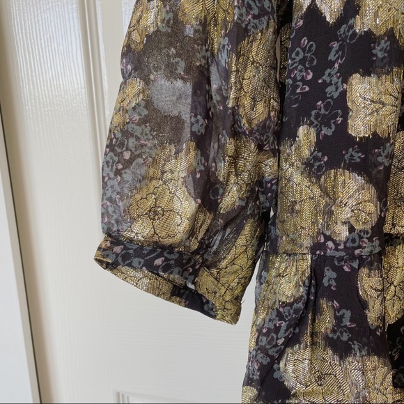 Zara Voluminous Printed Dress Size M - Picture 10 of 10